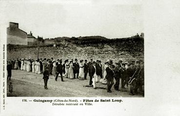 Iconographie - Fêtes de Saint-Loup - Dérobée rentrant en ville