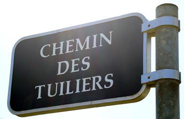 Iconographie - Panneau du chemin des Tuiliers, La Bloire