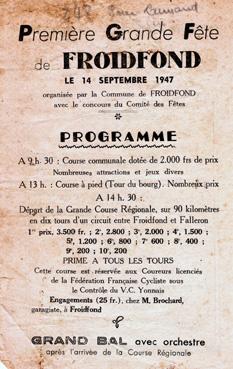 Iconographie - Affiche " Première grande fête"