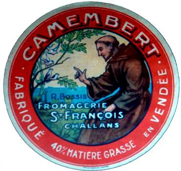 Iconographie - Illustration des boites de camembert St François