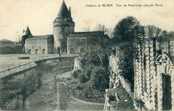 Iconographie - Château de Blain - Tour du Pont-Levis (façade nord)