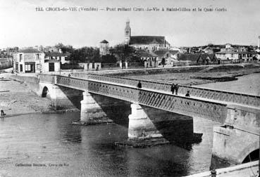 Iconographie - Pont reliant Croix de Vie à St Gilles