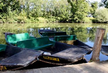 Iconographie - Barques à louer au camping de La rivière
