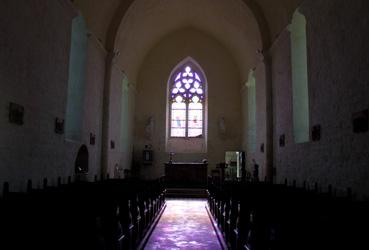 Iconographie - La nef de l'église templière