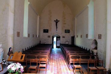 Iconographie - La nef de l'église templière