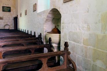 Iconographie - Le baptistère de l'église templière