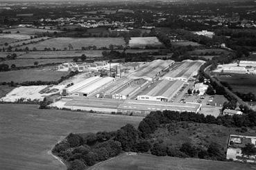 Iconographie - L'usine Huet vue du ciel