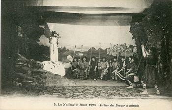 Iconographie - La Nativité à Blain 1923 - Prière du Berger à minuit