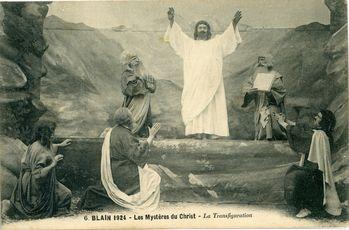 Iconographie - Les mystères du Christ - Blain 1924 - La transfiguration