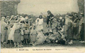 Iconographie - Les mystères du Christ - Blain 1924 - Baptême de N.S.