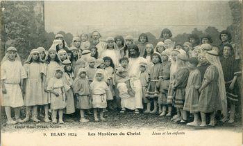 Iconographie - Les mystères du Christ - Blain 1924 - Jésus et les enfants