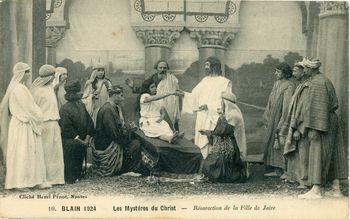 Iconographie - Les mystères du Christ - Blain 1924 - Résurrection de la Fille de Jaïre