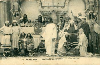 Iconographie - Les mystères du Christ - Blain 1924 - Noces de Cana