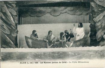 Iconographie - Les mystères glorieux du Christ, Blain 1926 - La pêche miraculeuse