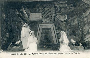 Iconographie - Les mystères glorieux du Christ, Blain 1926 - Les Saintes femmes du Tombeau