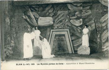 Iconographie - Les mystères glorieux du Christ, Blain 1926 - Apparition de Marie-Madeleine