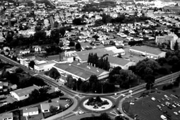 Iconographie - Vue aérienne des usines Huet, route de Soullans