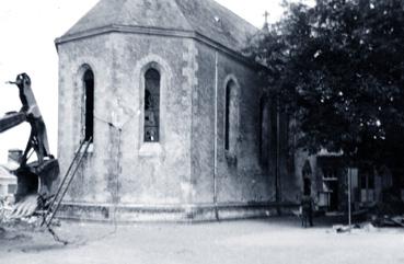Iconographie - Démolition de la chapelle des Ursulines le 18 juin 1961