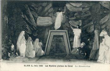 Iconographie - Les mystères glorieux du Christ, Blain 1926 - La résurrection