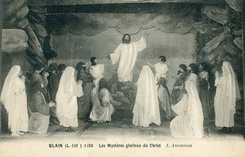 Iconographie - Les mystères glorieux du Christ, Blain 1926 - L'ascension
