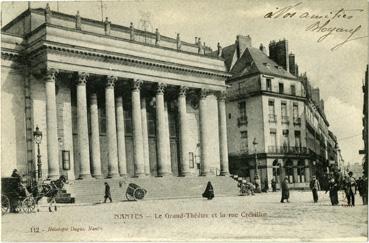 Iconographie - Le grand théâtre et la rue Crébillon