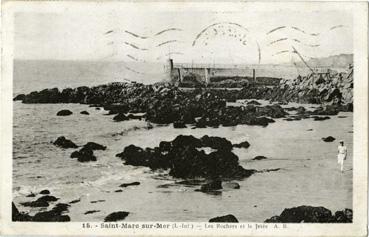 Iconographie - Saint-Marc-sur-Mer - Les rochers et la jetée