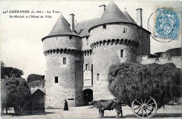 Iconographie - La tour Saint-Michel et l'hôtel de Ville