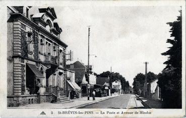 Iconographie - La Poste et avenue de Mindin