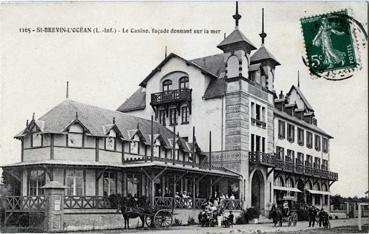 Iconographie - Le casino, façade donnant sur la mer