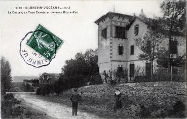 Iconographie - Le chalet, la tour Carrée et l'avenue Belle-Vue