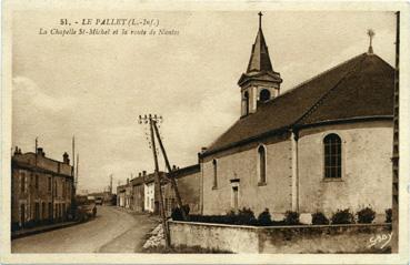 Iconographie - La chapelle Saint-Michel et la route de Nantes