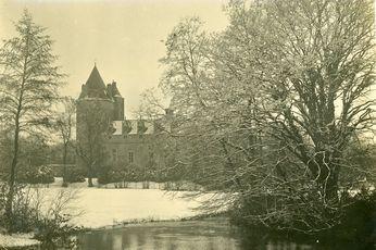 Iconographie - Château de Blain sous la neige