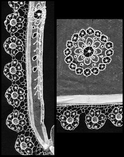 Iconographie - Motif de broderie de coiffe