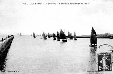 Iconographie - Bateaux rentrant au port