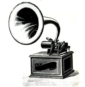 Iconographie - Le phonographe