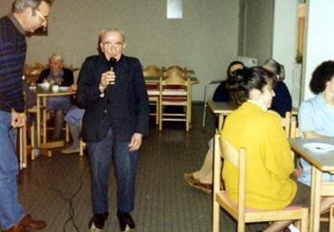 Iconographie - Henri Douillard au foyer logement du Poiré-sur-Vie