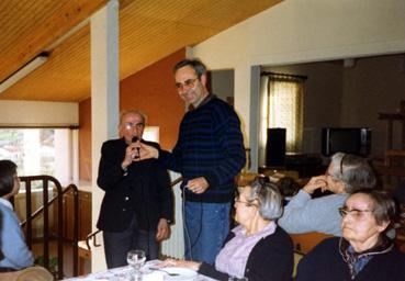 Iconographie - Henri Douillard au foyer logement du Poiré-sur-Vie