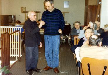 Iconographie - Henri Douillard au foyer logement du Poiré-sur-Vie