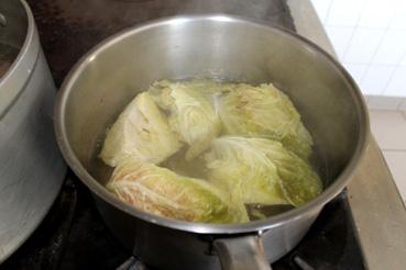 Iconographie - Cuisson du choux pour la potée, à Moulin Migné