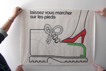 Iconographie - Présentation de publicité de la SEITA - Laisser vous marcher sur les pieds