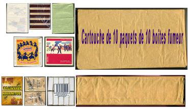 Iconographie - Conditionnement de paquets de10 boites d'allumettes