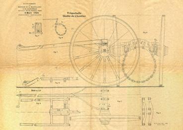 Iconographie - Trinqueballe, diable de chantier