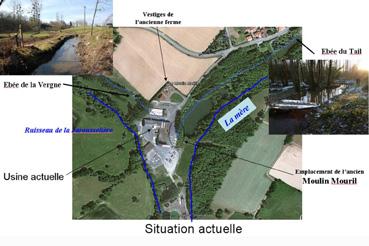 Iconographie - Situation du tissage à Moulin Morille