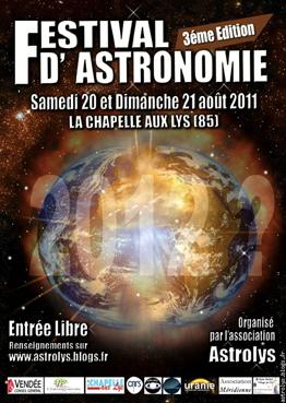 Iconographie - Affiche du 3e Festival d'astronomie