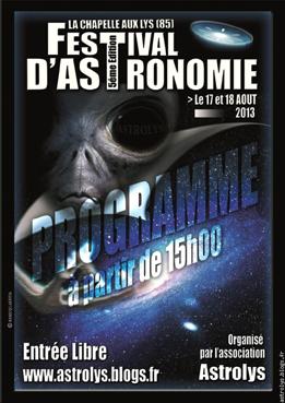 Iconographie - Affiche du 5e Festival d'astronomie