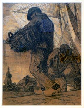 Iconographie - Marins sur le port, Sydney Lough Thompson (1877-1973)