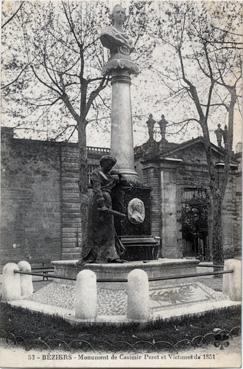 Iconographie - Monument de Casimir Peret et victimes de 1851