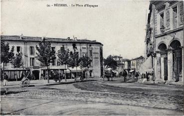 Iconographie - La place d'Espagne