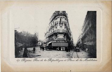 Iconographie - Rue de la République et Place de la Madeleine