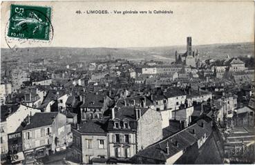 Iconographie - Vue générale vers la cathédrale